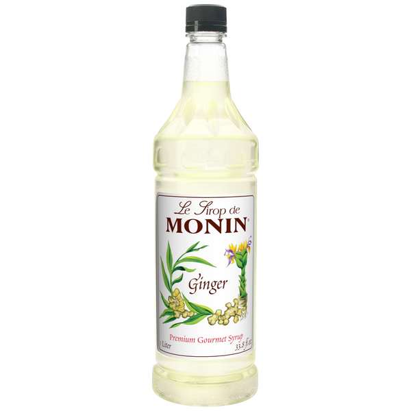 Monin Monin Ginger Syrup 1 Liter Bottle, PK4 M-FR018F